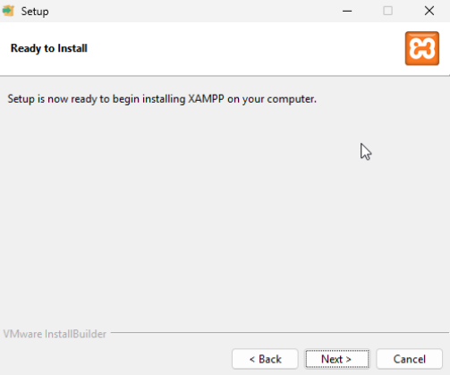 Processus d'installation XAMPP